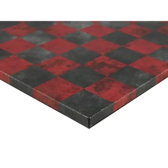 WorldWise Imports Chess Board - 14.5" Faux Leather Chess Board image {5}