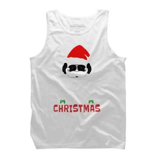 Men's Design By Humans This Is My Christmas Pajama Shirt Gamer Video Game Santa By TELO213 Tank Top image {6}