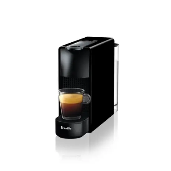 Nespresso Essenza Mini Black Coffee Maker by Breville: Smallest Espresso Machine, 7 Capsules, Auto Shut-Off image {4}