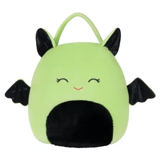 Squishmallows Leap the Bat Halloween Trick or Treat Pail Green image {2}
