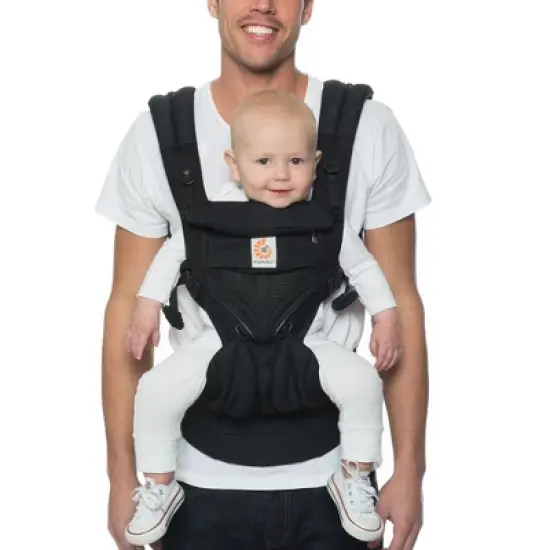 Ergobaby Omni 360 Cool Air Mesh All Position Breatheable Baby Carrier with Lumbar Support image {9}