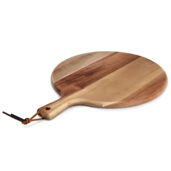 Gibson Elite 3 Piece Acacia Wood Charcuterie Serving Board and Cheese Knife Set in Brown image {1}