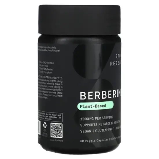Sports Research Berberine, 60 Veggie Capsules (500 mg per Capsule) image {3}