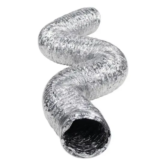 Certified Appliance Accessories&reg; Flex Dryer Vent Transition Duct, 5ft in Silver image {8}