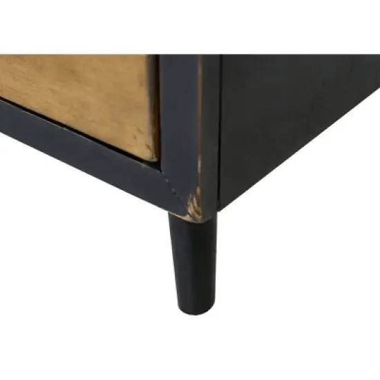 Payton Mid-Century Wood Lateral File Storage File Drawer Black - Martin Furniture image {6}