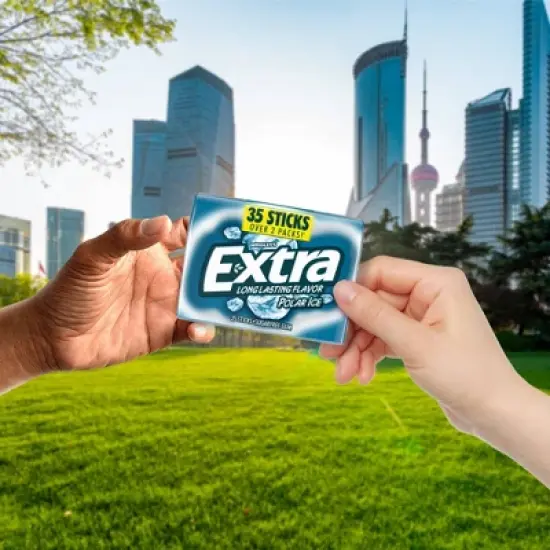 Extra Sugar-Free Polar Ice Mint Chewing Gum - 35ct image {4}