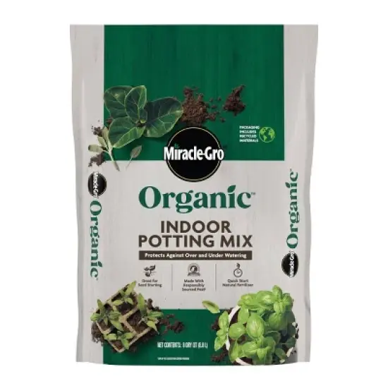 Miracle-Gro 8qt Organic Indoor Potting Mix image {11}