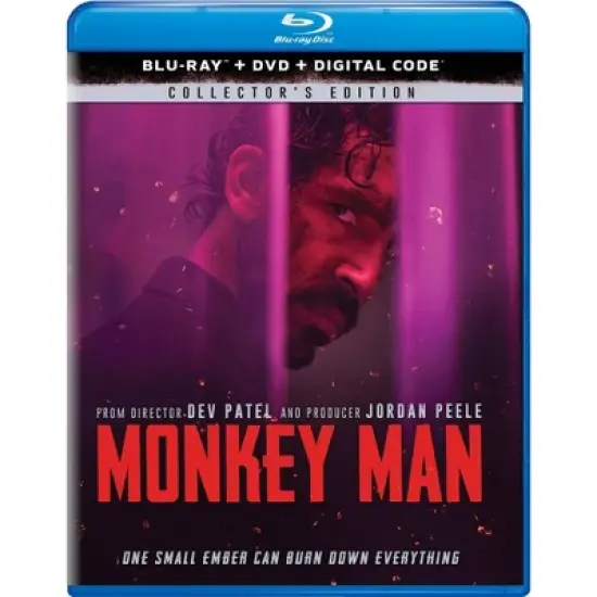 Monkey Man - Collector's Edition Blu-ray + DVD + Digital image {3}
