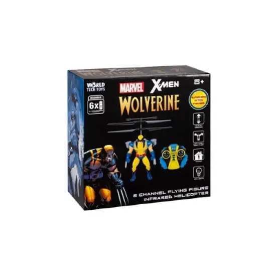 Marvel X-Men Wolverine 2CH Jetpack Flying Figure IR Helicopter image {4}