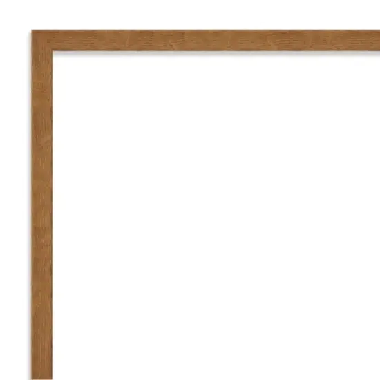 Amanti Art Carlisle Blonde Narrow Framed Dry Erase Magnetic Board image {3}