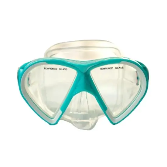Hawaii Divers Leilani Adult Snorkel Mask - Turquoise image {1}