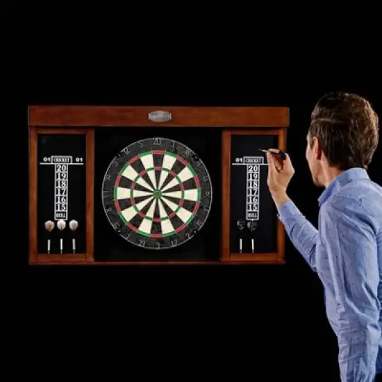 Thornton 40" Dart Board Cabinet with LED Lights image {3}