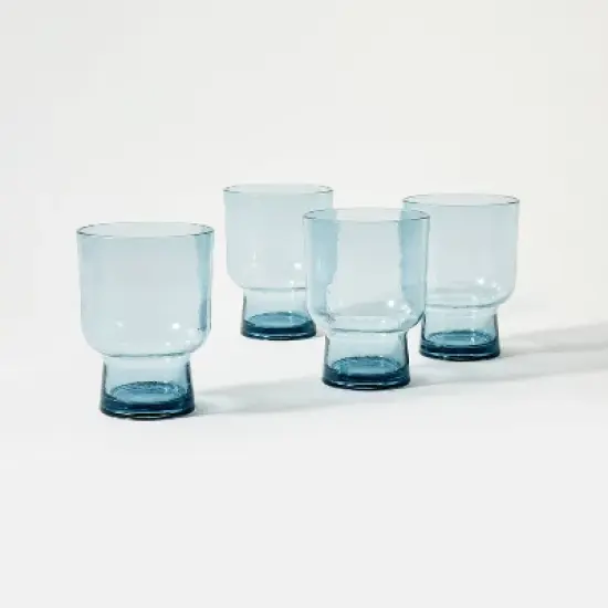 4pc 14oz Acrylic Tumblers Blue - Threshold&trade; designed with Studio McGee: Drinkware, Dishwasher-Safe image {3}