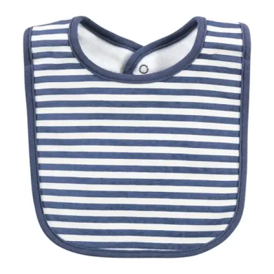 Hudson Baby Infant Boys Cotton Bibs, Shark, One Size image {3}