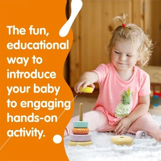 Leo & Friends Alice Wooden Stacking Toy image {4}