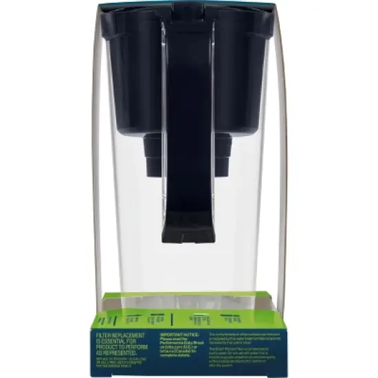 Brita Water Filter 6 Cup Denali Water Pitcher Dispenser with Elite Water Filter image {7}