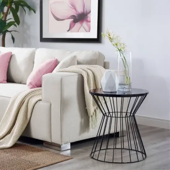 Lulu Side Table French Black - Adore Decor image {1}