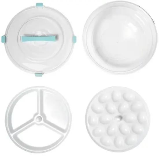 The Lakeside Collection 8-Compartment Veggie Serving Tray image {2}