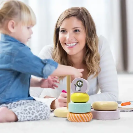 Leo & Friends Alice Wooden Stacking Toy image {2}