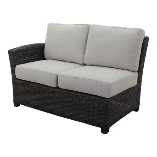 Courtyard Casual Cheshire 5 pc Chow Dining Recline Sectional Set with Swivel Glider image {6}