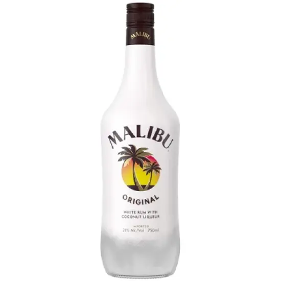 Malibu Coconut Flavored White Rum - 750ml Bottle image {8}