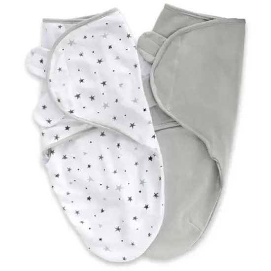 Ely's & Co. Adjustable Swaddle Blanket Infant Baby Wrap 2 Pack image {6}