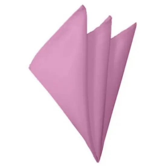 TheDapperTie - Men's Solid Color 10 Inch x 10 Inch Pocket Squares Handkerchief image {9}