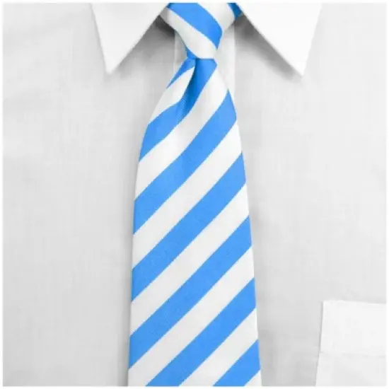 Men's 3.25 W And 58 L Inch With 0.75 Inch Stripe Width College Stripe Woven Necktie image {2}