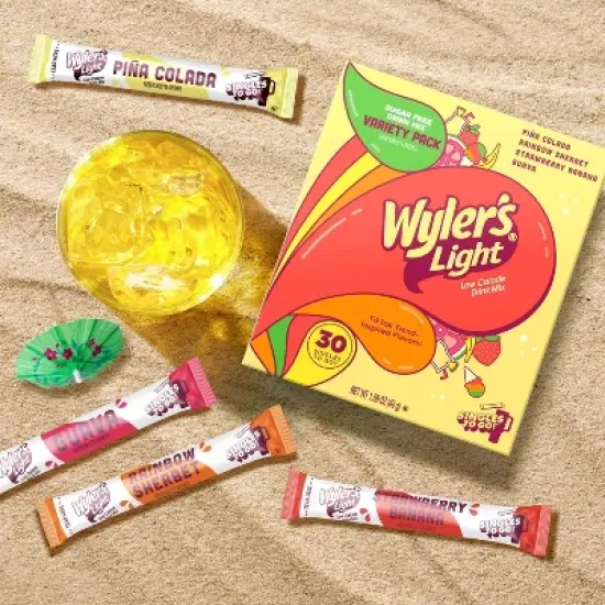 Wyler's Light Watertok Island Variety Sugar Free Drink Mix - 30ct image {1}