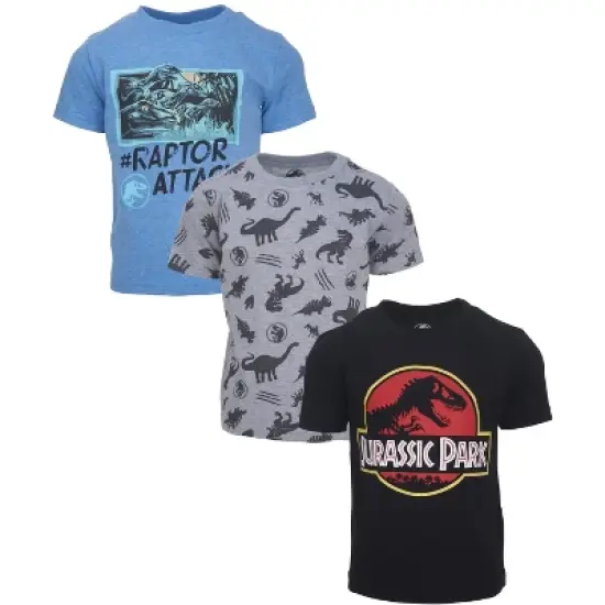 JURASSIC PARK Little Boys 3 Pack Graphic T-Shirt Multicolored  image {10}