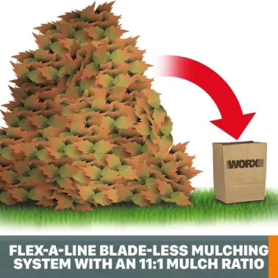 Worx WG430 13 Amp Electric Leaf Mulcher image {4}
