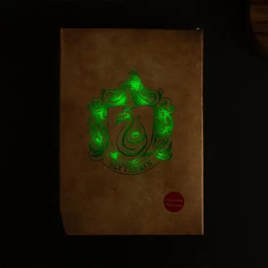 SD Toys Harry Potter House Slytherin Light-Up Hardcover Notebook image {1}
