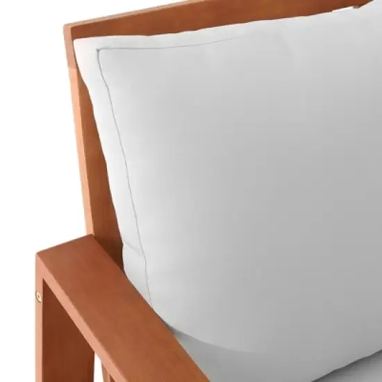 Grafton 4pc Eucalyptus Wood Outdoor Set - Alaterre Furniture image {14}