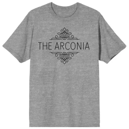 Only Murders In The Building Arconia Logo Crew Neck Short Sleeve 
Athletic Heather Women's T-shirt image {5}