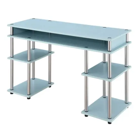 Designs2Go No Tools Student Desk with Shelves - Breighton Home image {21}