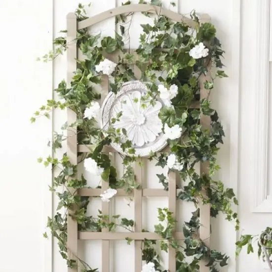 Dura-Trel Cambridge 28"x75" Indoor Outdoor Garden Trellis Plant Support for Vines & Climbing Plants, Flowers, & Vegetables w/Ground Anchors image {5}