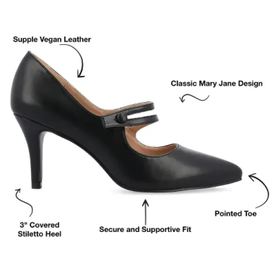 Journee Collection Narrow Width Women's Sidney Pump image {7}