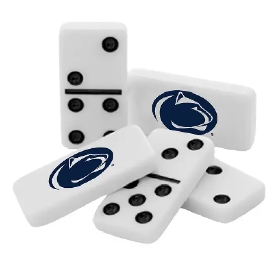 MasterPieces Officially Licensed NCAA Penn State Nittany Lions 28 Piece Dominoes Game for Adults image {2}