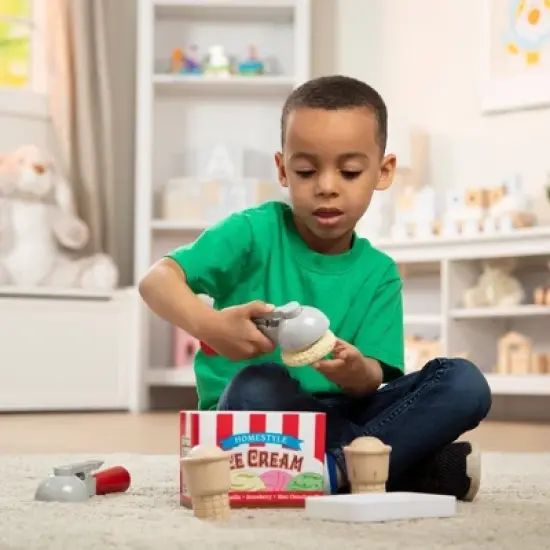 Melissa & Doug Scoop and Stack Ice Cream Cone Magnetic Pretend Play Set image {4}