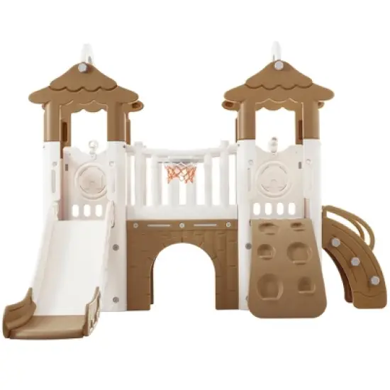 Dexmalle 8-1 Toddler Climber and Slide Set image {10}