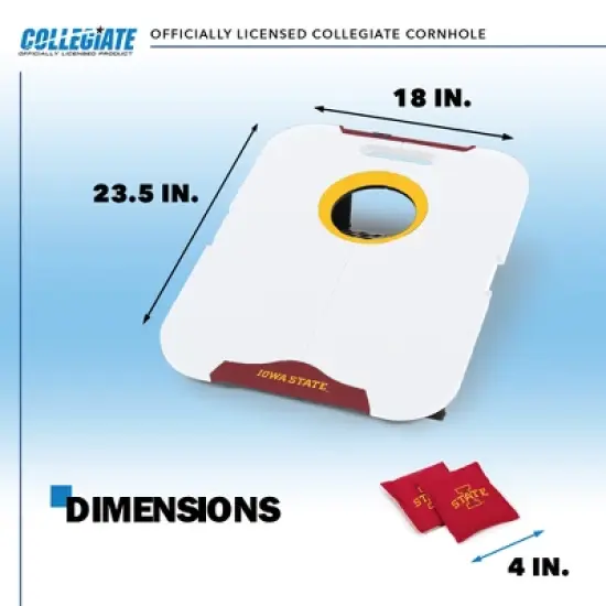 NCAA Iowa State Cyclones All-Weather Travel Cornhole Set image {4}