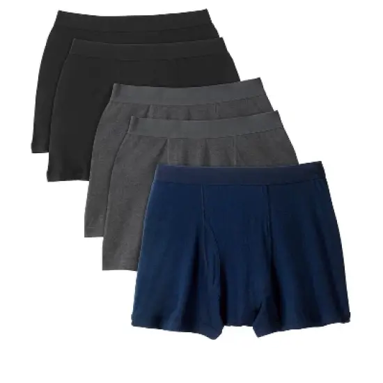 KingSize Men's Big & Tall Cotton Boxer Briefs 5-Pack image {4}