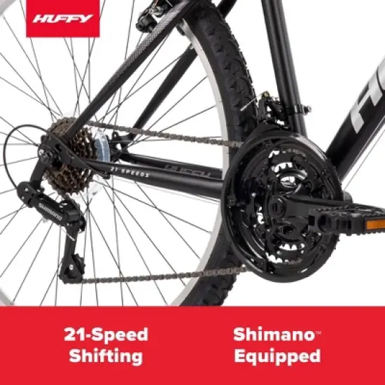 Huffy Highland Mountain Bike - 26" Wheels - 21 Speeds - M/L - Black image {12}