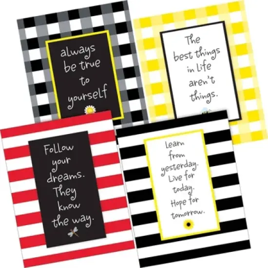Set of 8 Be True to Yourself Motivational Art Prints - Barker Creek: Teaching Aid for All Ages, Educational Focus, 8 Pieces image {2}