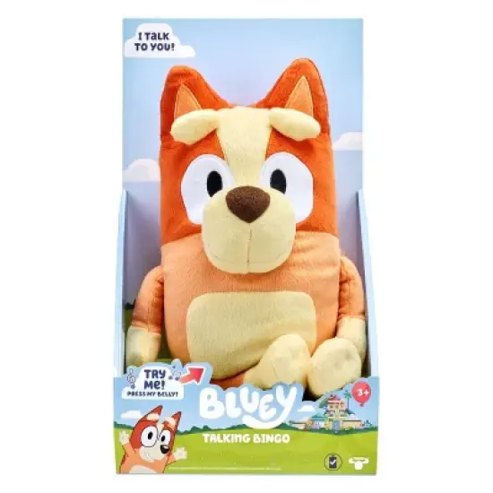 Bluey Sound Effects Talking Bingo Stuffed Plush image {1}