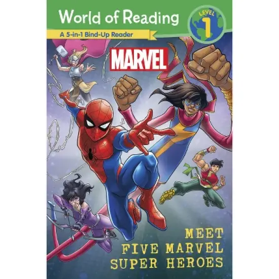 World of Reading: Five Super Hero Adventures - by Marvel Press Book Group (Paperback) image {1}