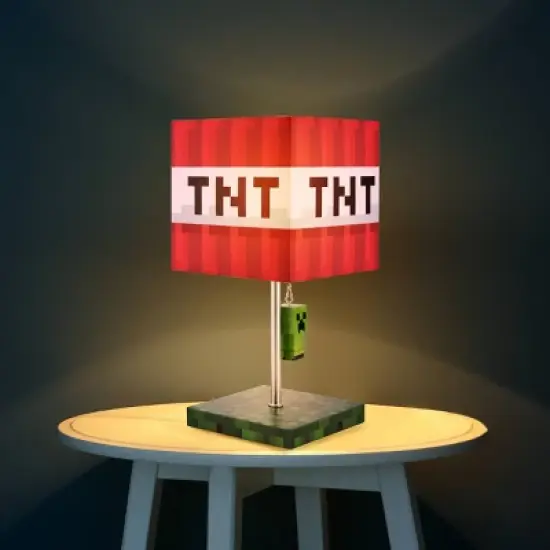 Minecraft TNT Table Lamp (Includes LED Light Bulb) image {4}
