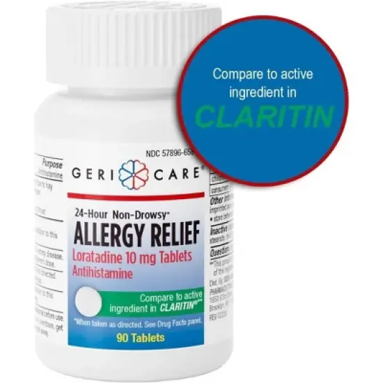 Geri Care Loratadine 10mg Tablets, 90 Count image {7}