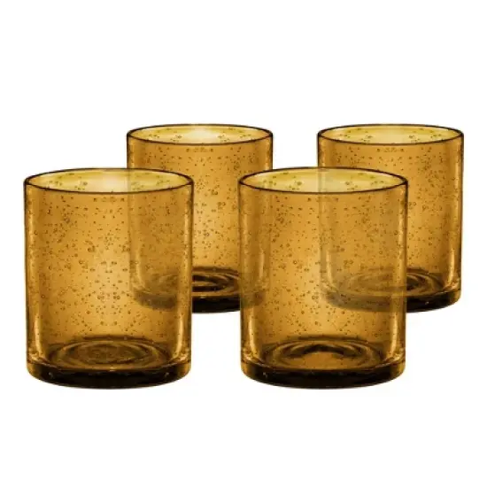 Artland Iris Double Old Fashioned Glass, 14 oz, Set of 4 image {7}
