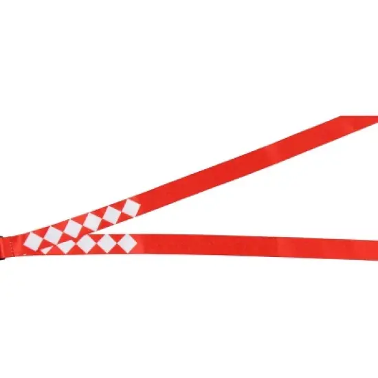 Power Rangers Red Ranger ID Lanyard Badge Holder w Tyrannosaurus Rubber Pendant image {2}